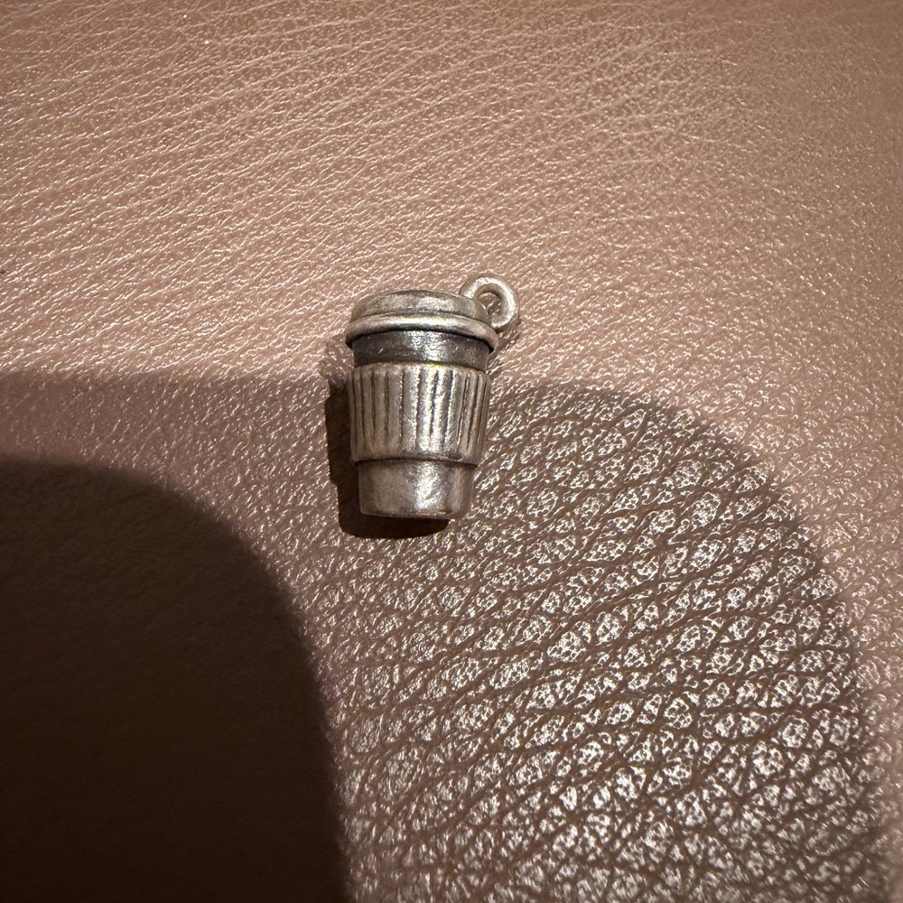 James Avery Silver Coffee Cup Charm